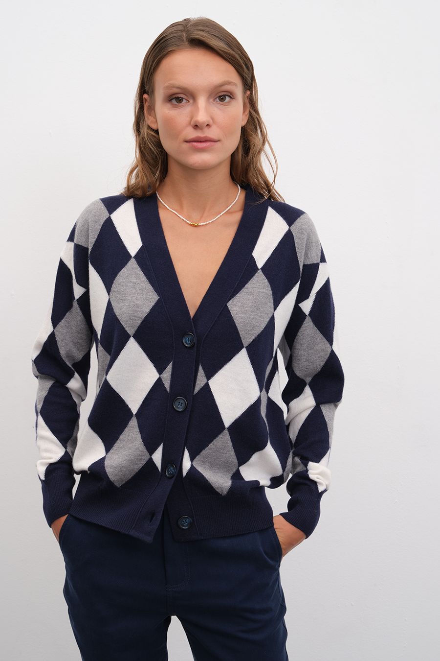 Diamond Merino Cardigan