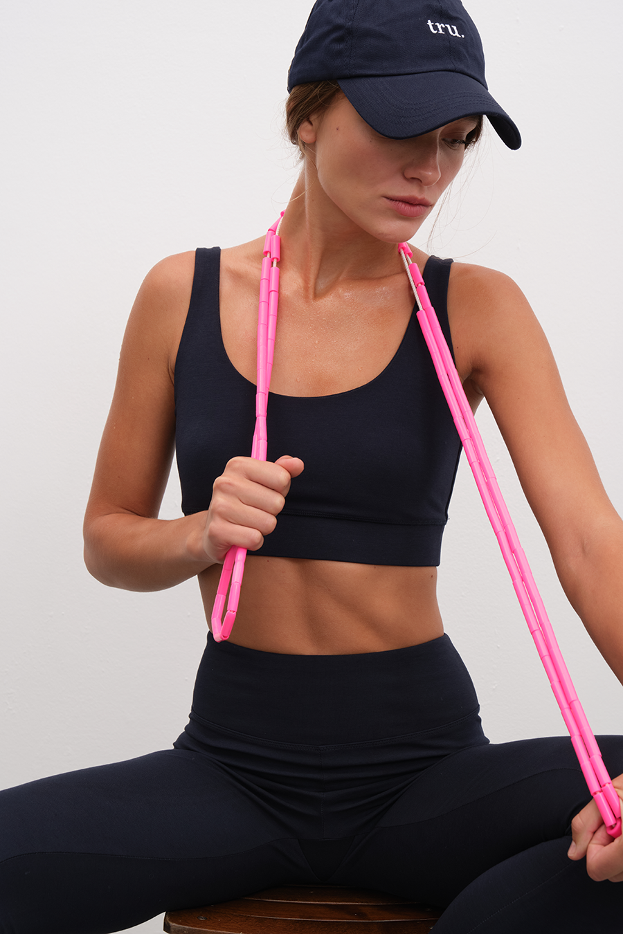 Scoop Back Sportswear Bra in Pima Cotton/Modal Blend