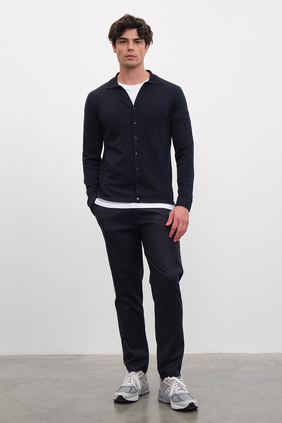 Pull-On Flannel Wool Pants