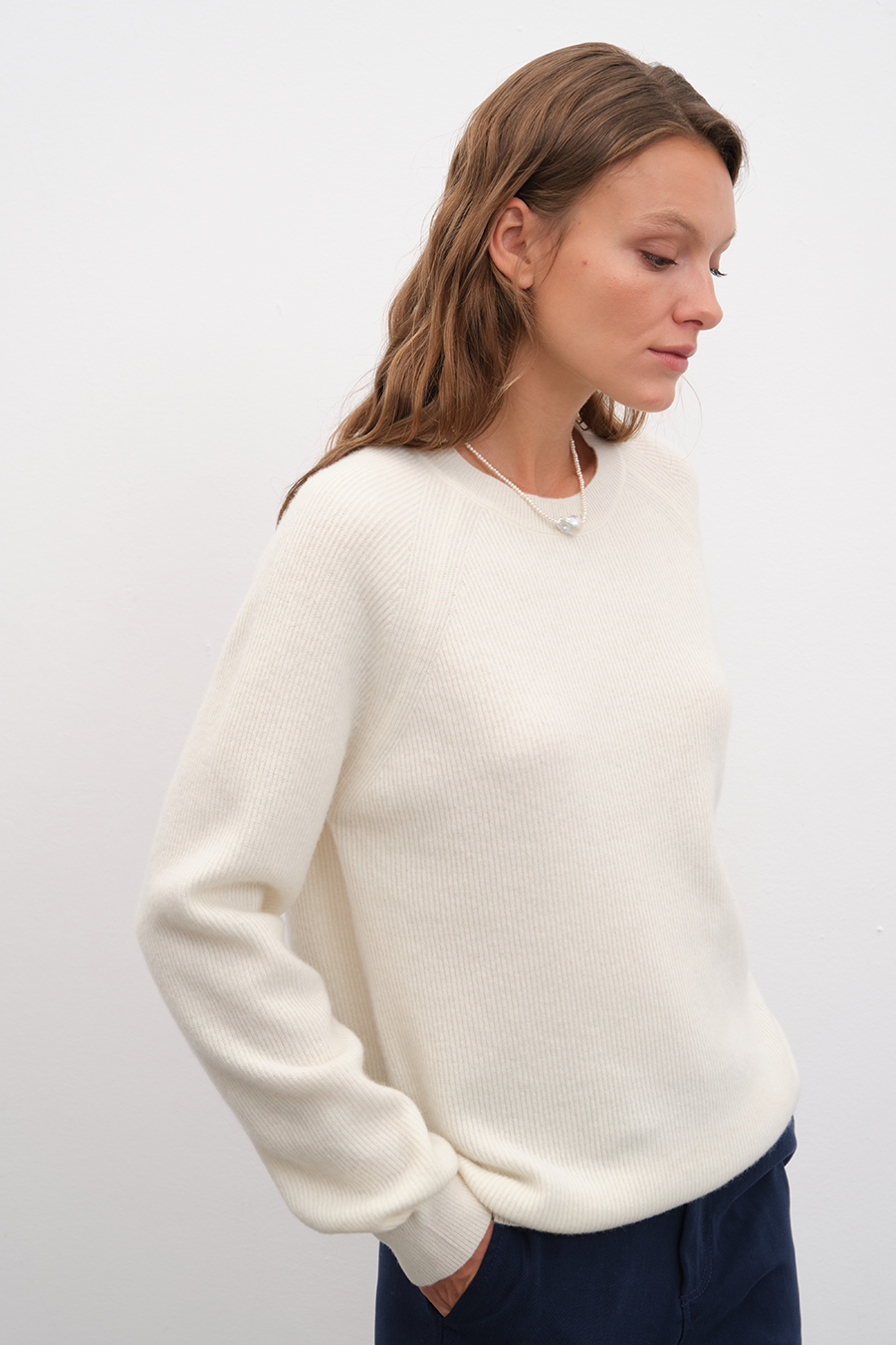 Ribbed Cashmere Merino Sweater