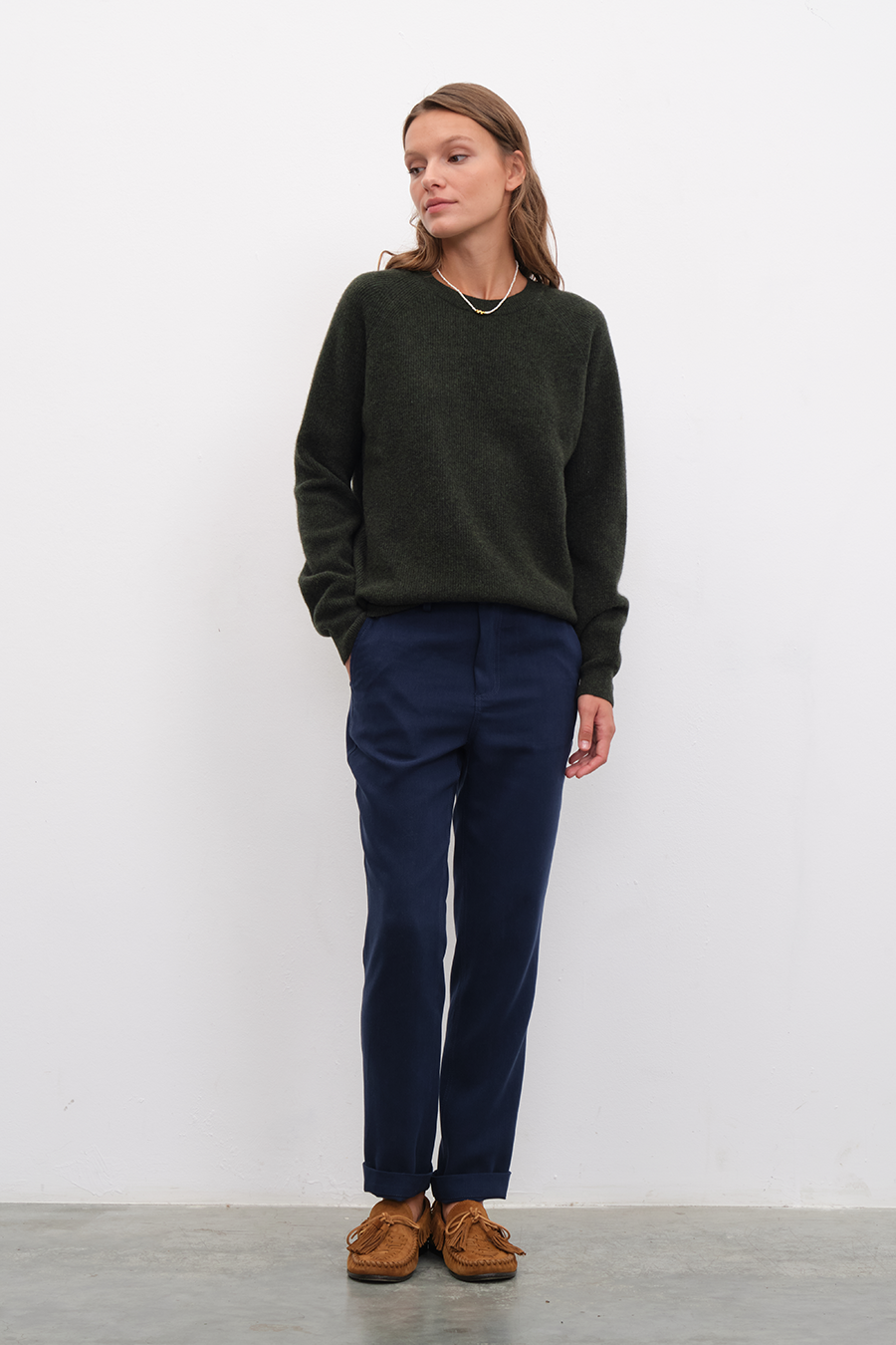 Ribbed Cashmere Merino Sweater