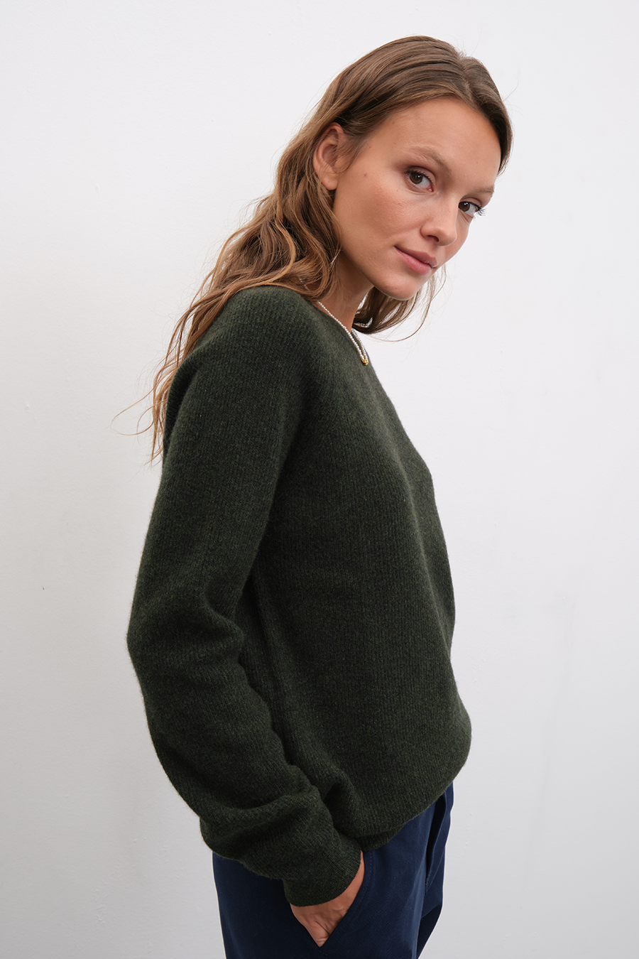 Ribbed Cashmere Merino Sweater