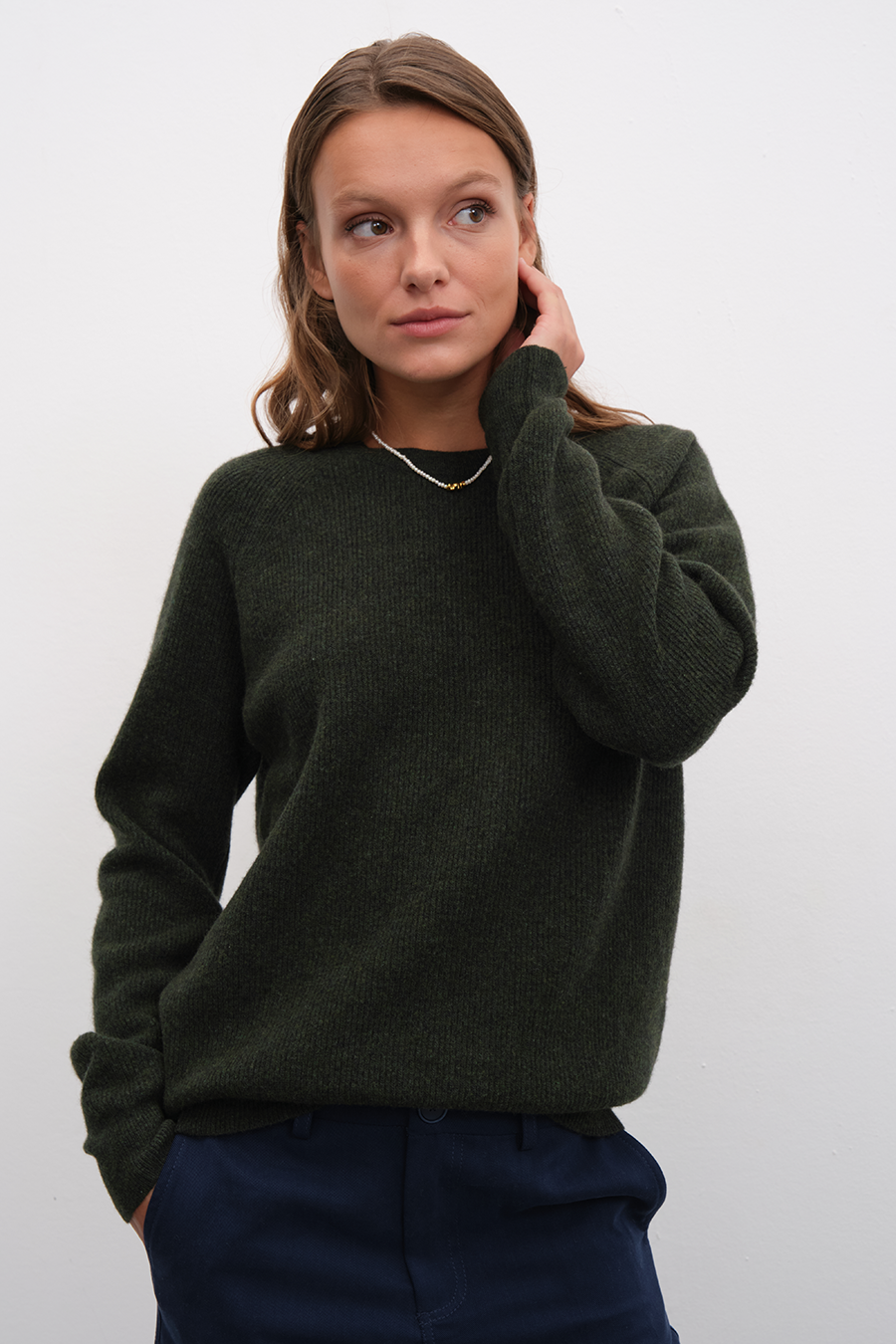 Ribbed Cashmere Merino Sweater