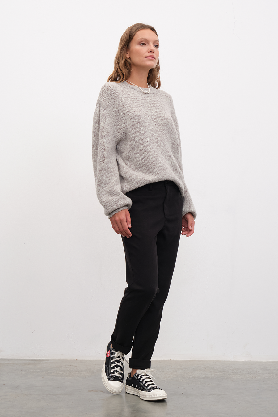 Merino Silk Teddy Sweater