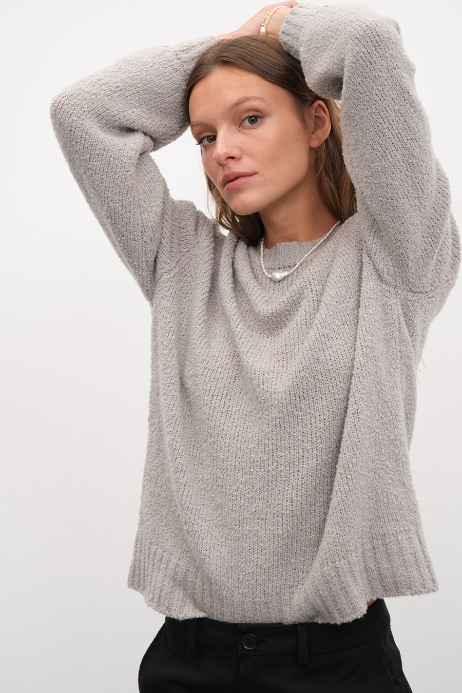 Merino Silk Teddy Sweater