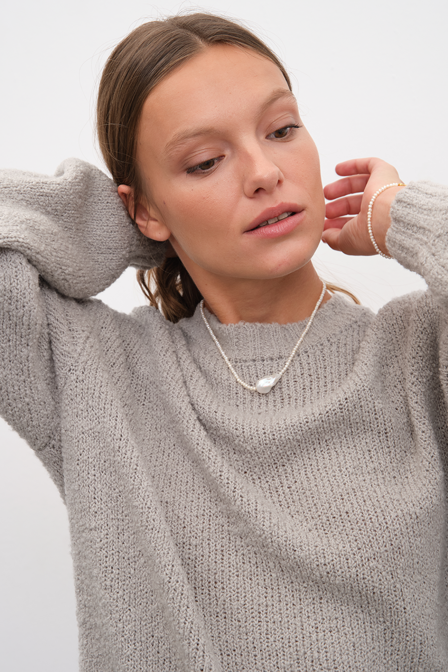 Merino Silk Teddy Sweater