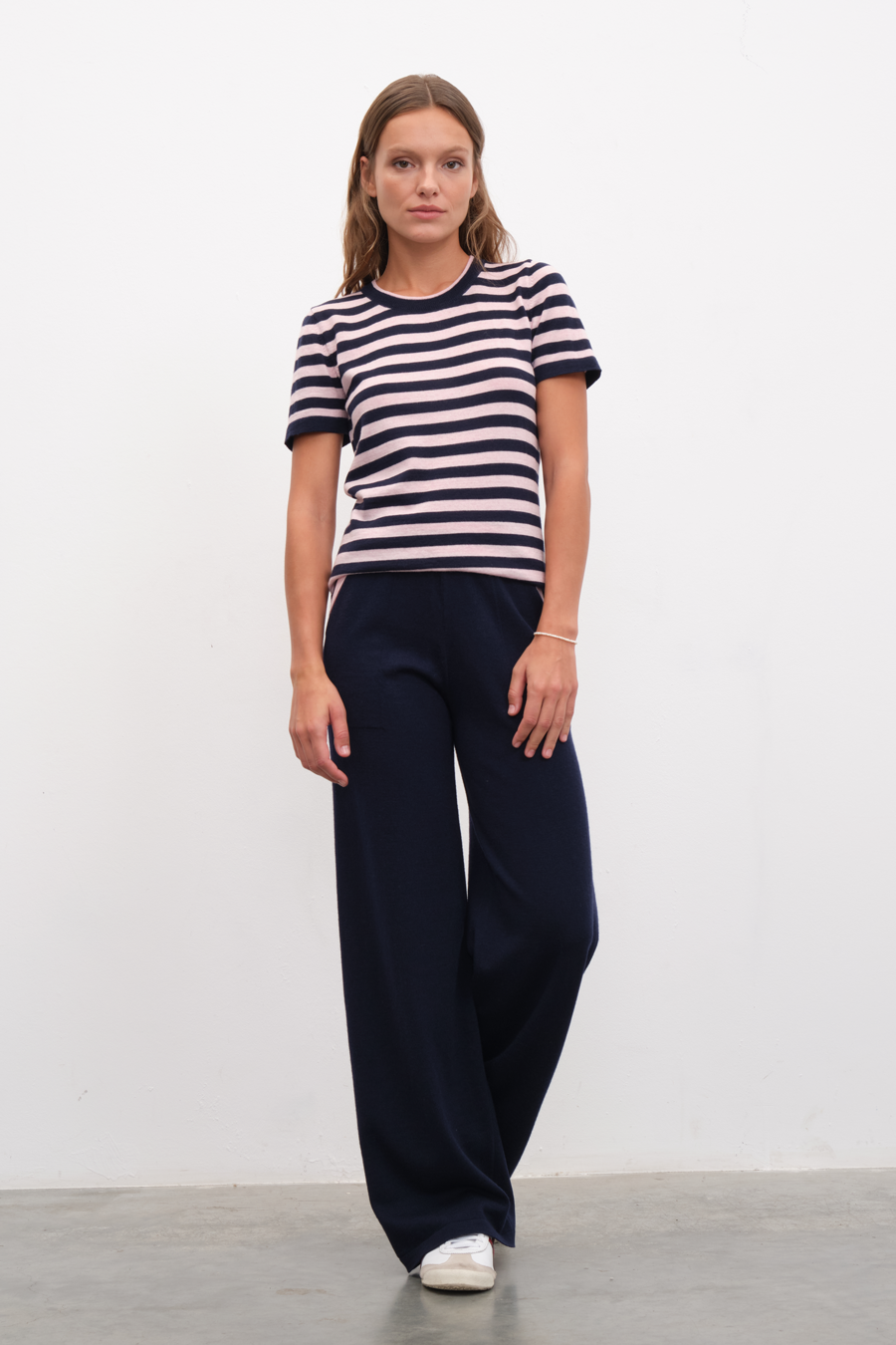 Wide Leg Lightweight Merino Wool Pants