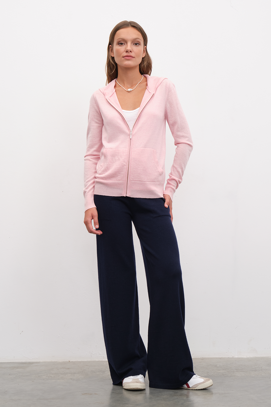 Zipped Lightweight Merino Hoodie