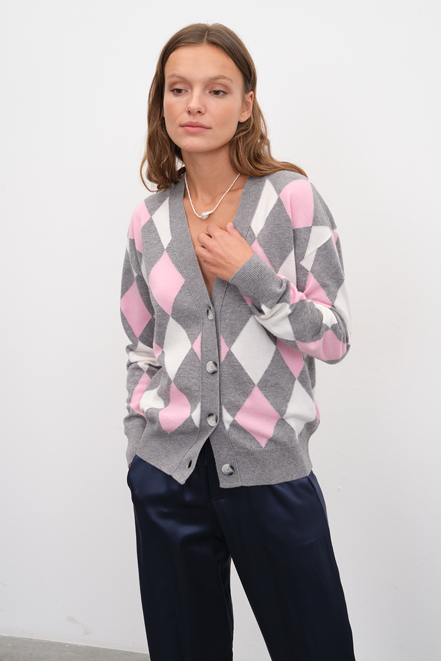 Diamond Merino Cardigan