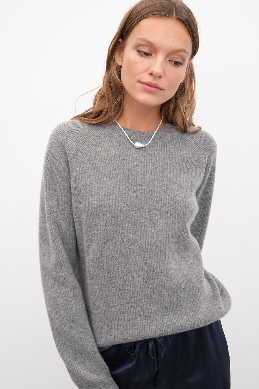 Ribbed Cashmere Merino Sweater