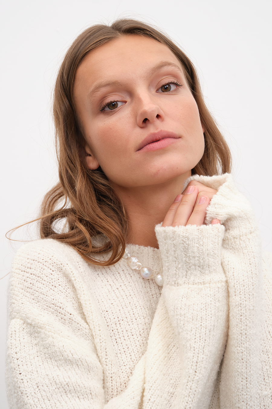 Merino Silk Teddy Sweater