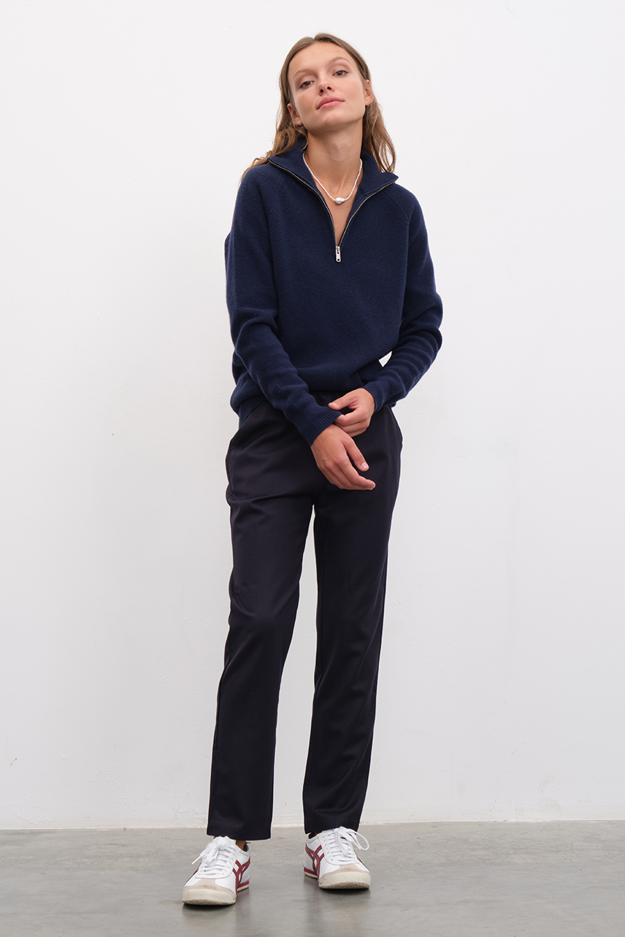 Pull-On Flannel Wool Pants
