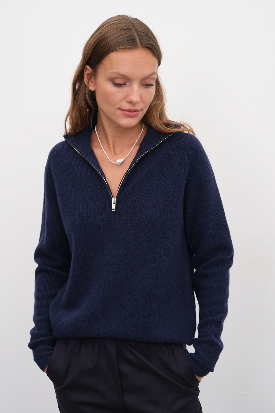 Half-Zipped Merino Unisex Sweater