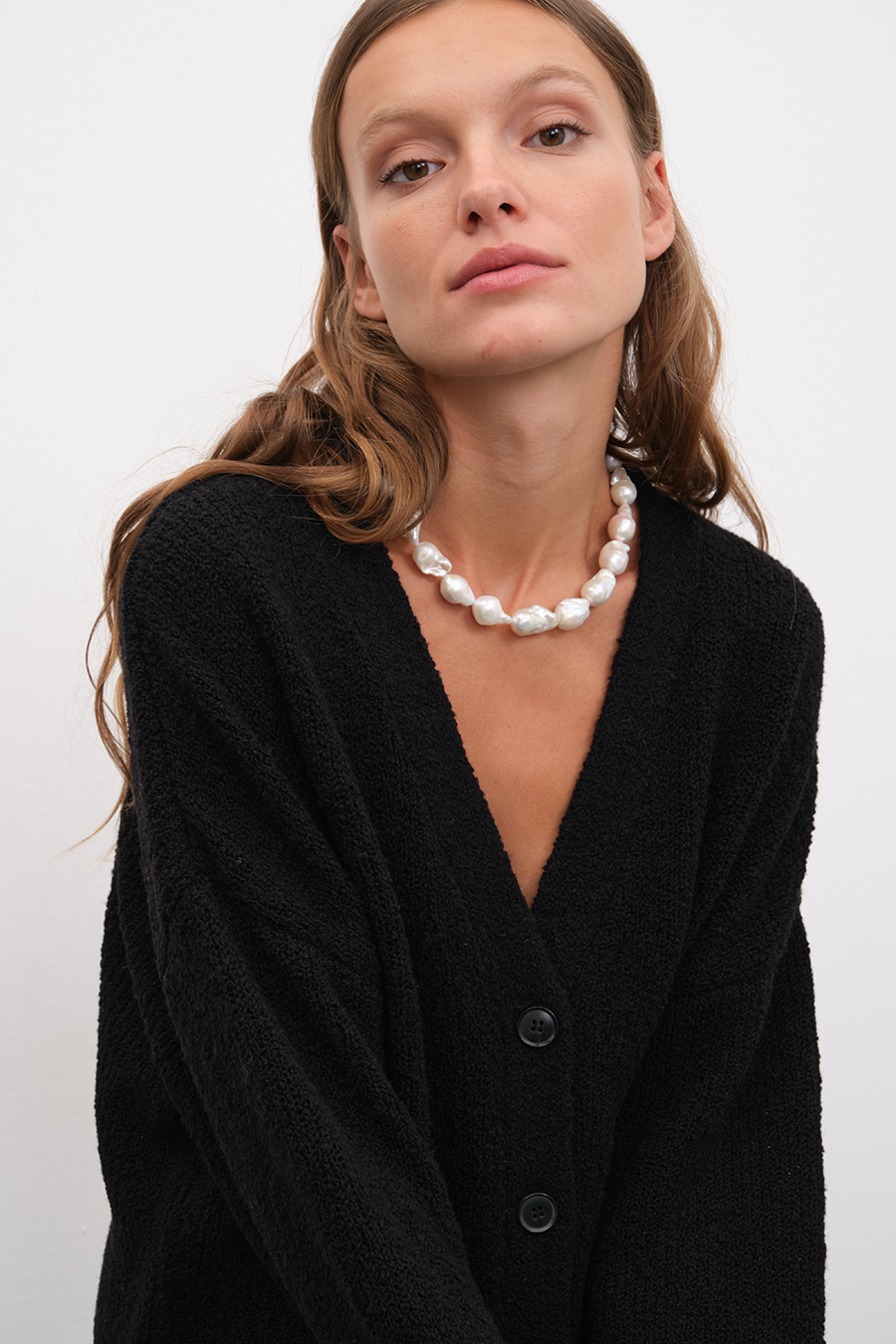 Merino Silk Teddy Cardigan