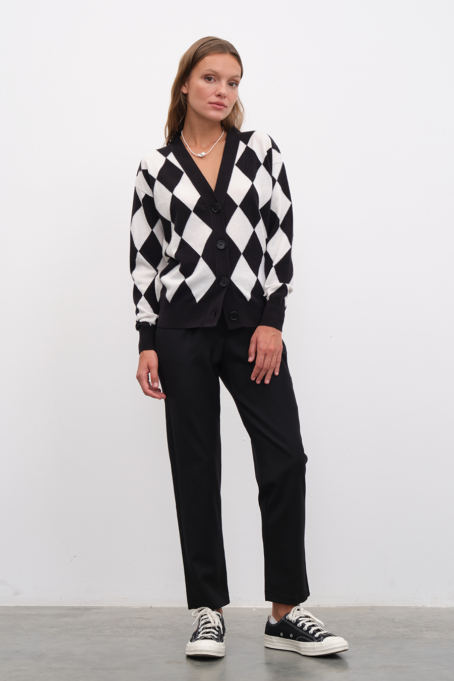 Diamond Merino Cardigan