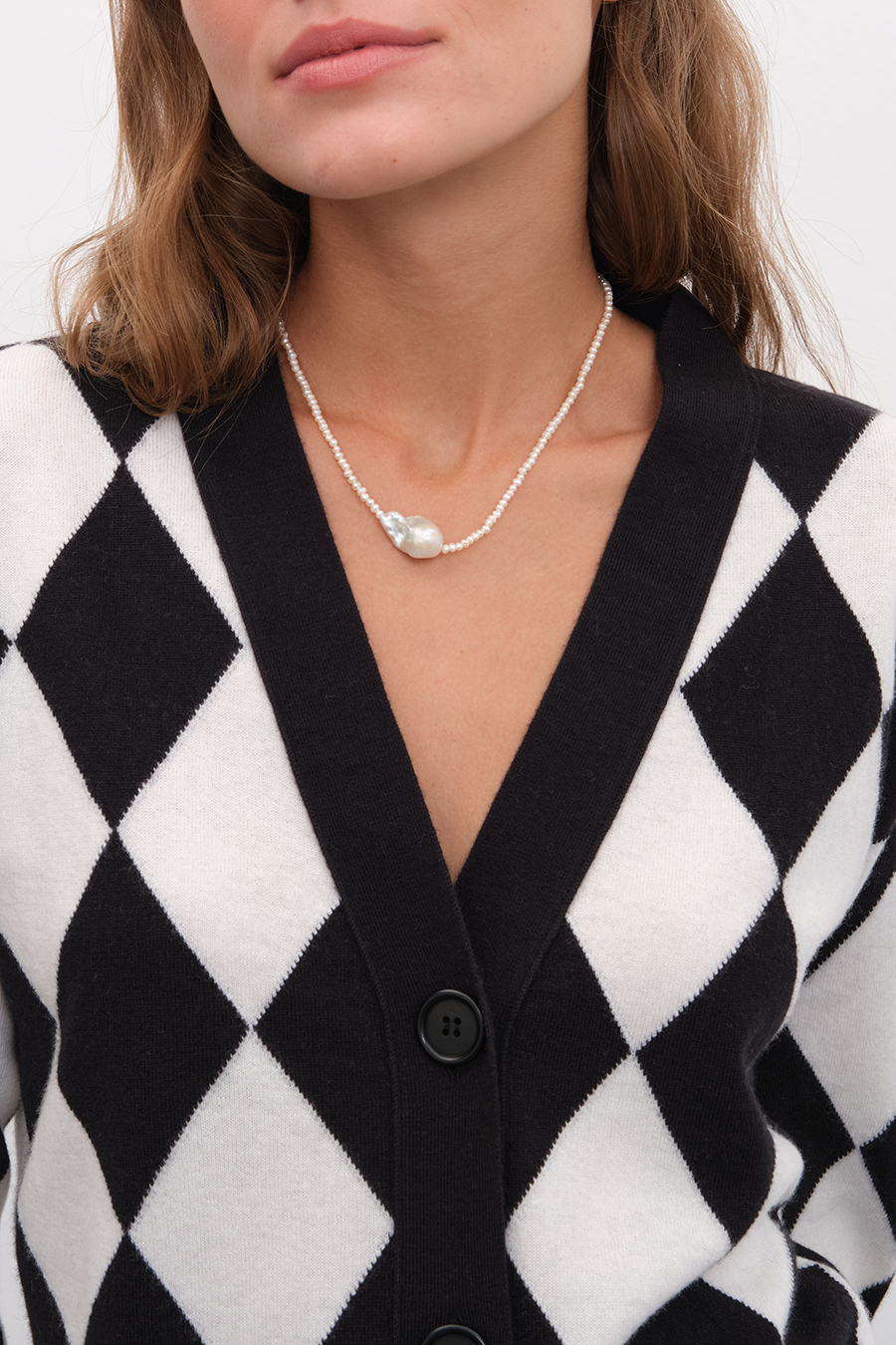 Diamond Merino Cardigan