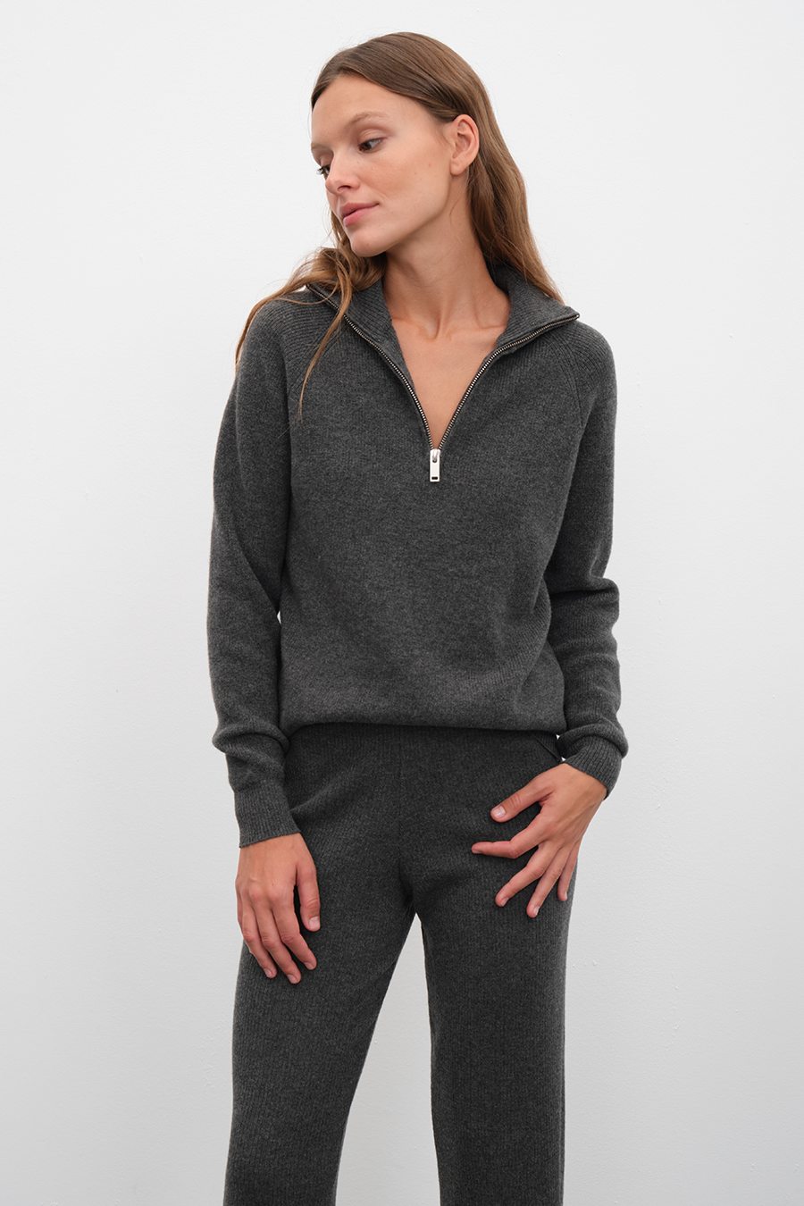 Half-Zipped Merino Unisex Sweater