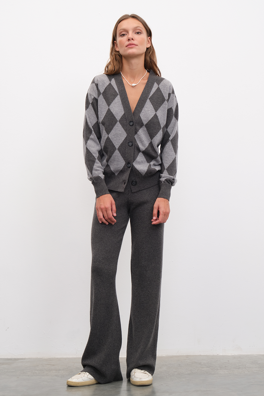 Diamond Merino Cardigan