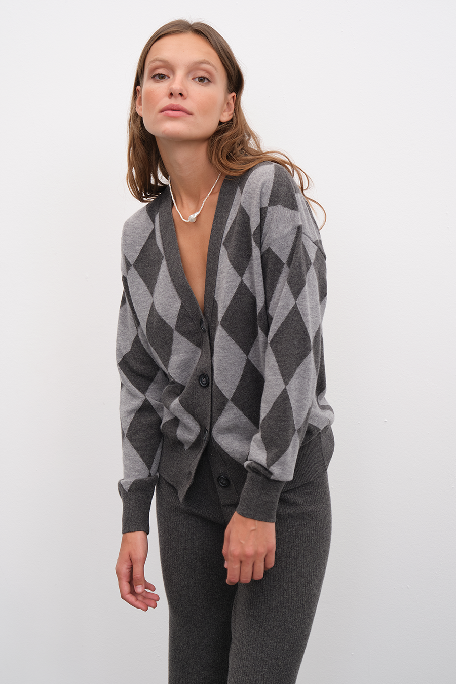 Diamond Merino Cardigan