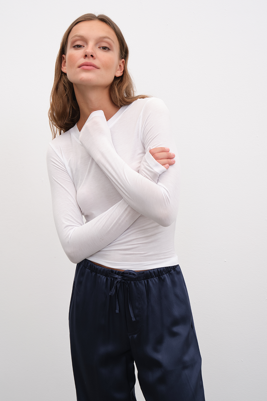 Featherweight Form-Fitting Long Sleeve T-shirt