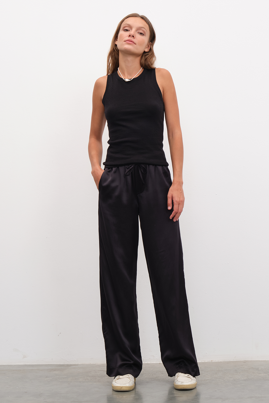 Lightweight Merino Knit Tank Top