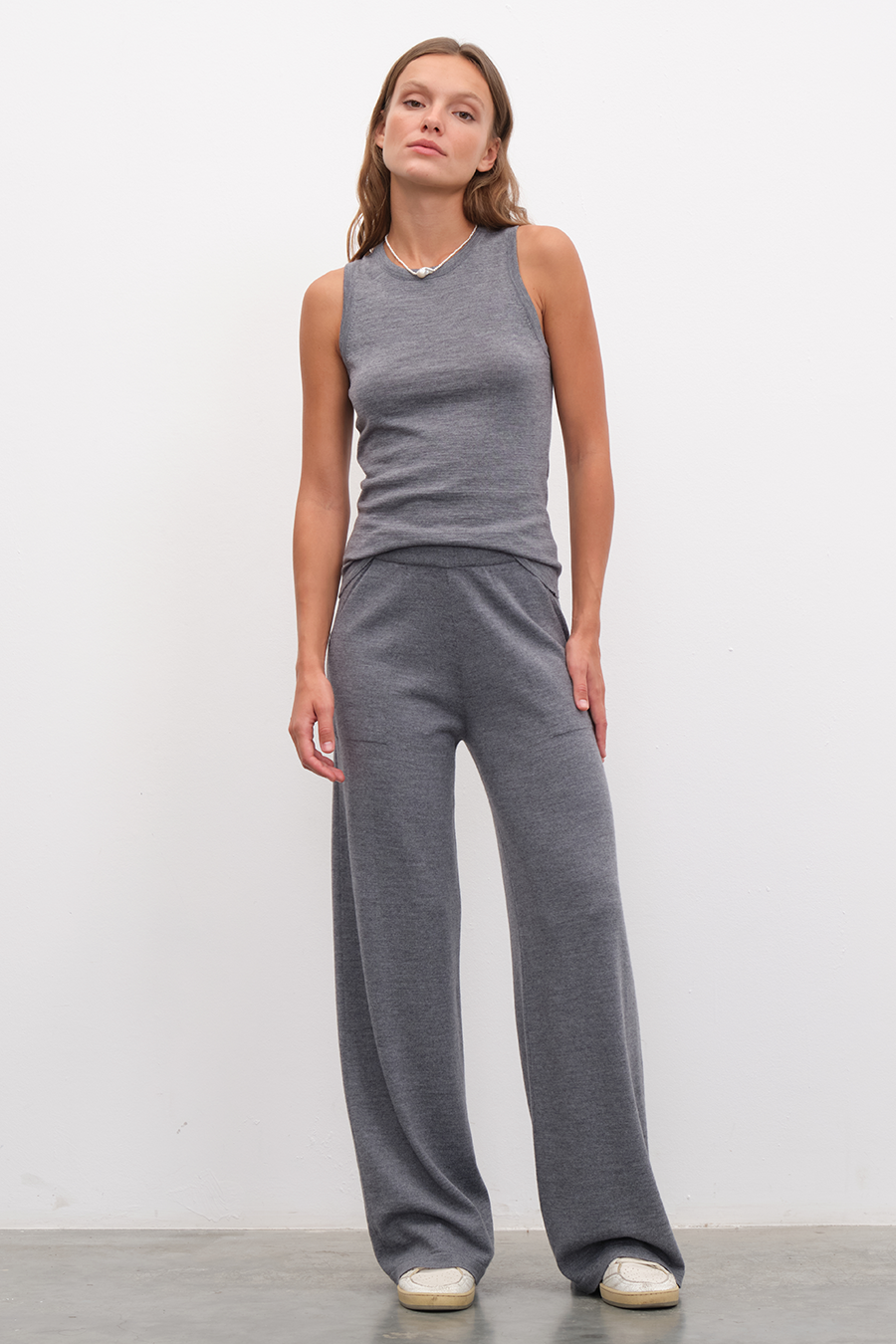 Lightweight Merino Knit Tank Top