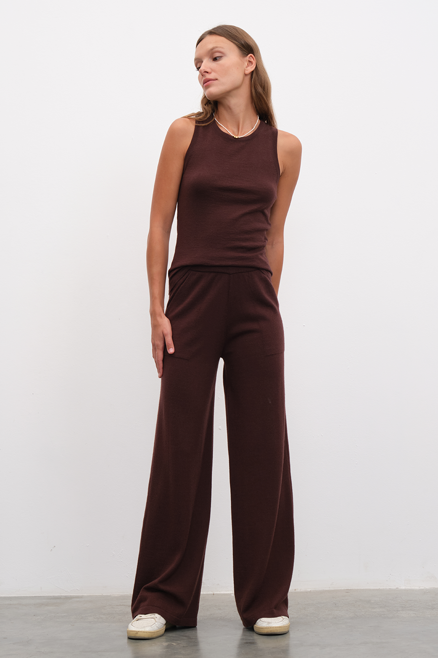Lightweight Merino Knit Tank Top