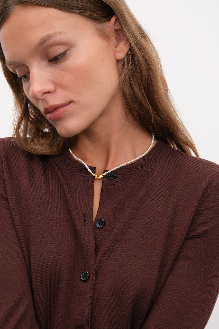 Lightweight Merino Fitted Cardigan