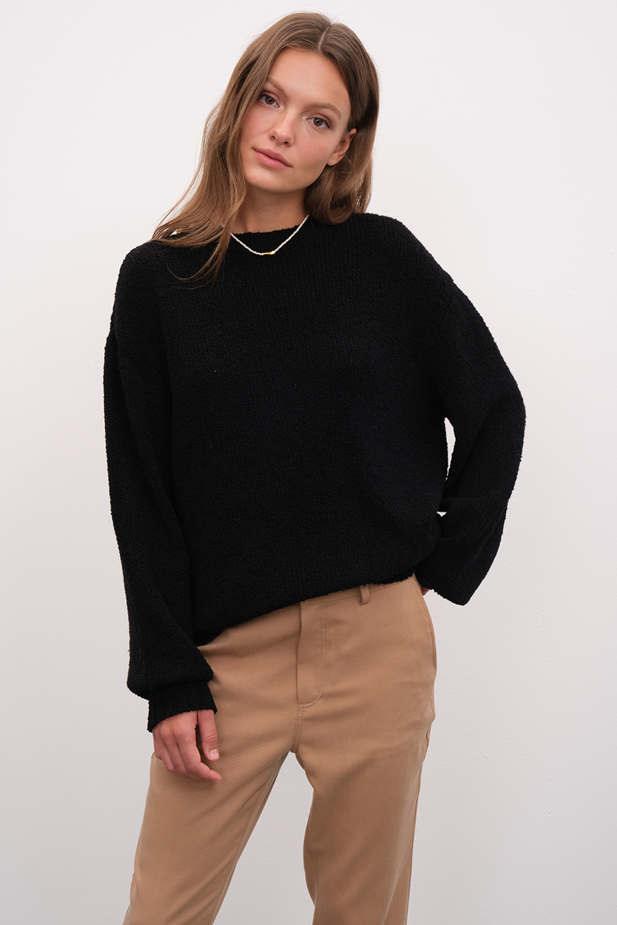 Merino Silk Teddy Sweater