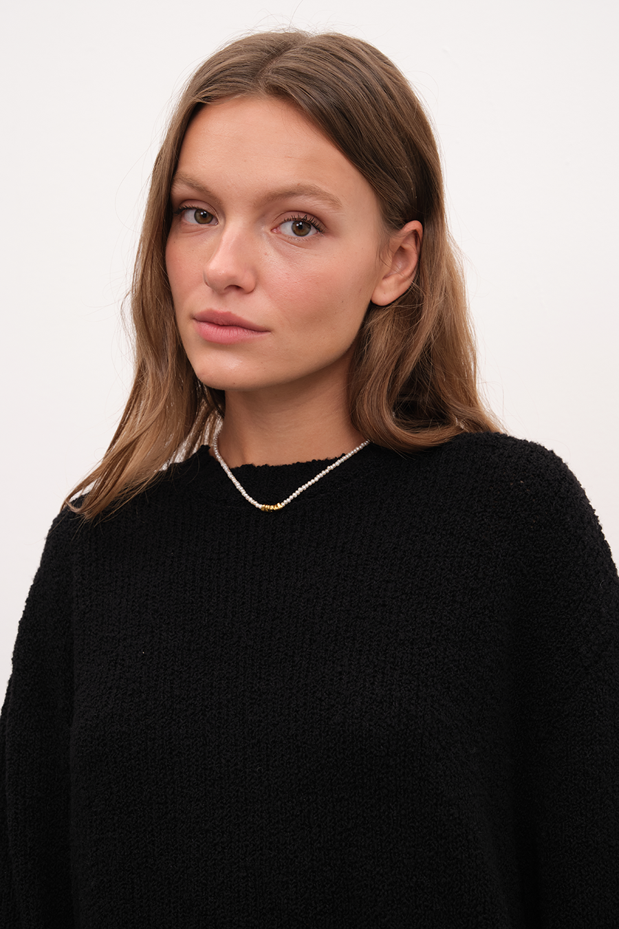 Merino Silk Teddy Sweater