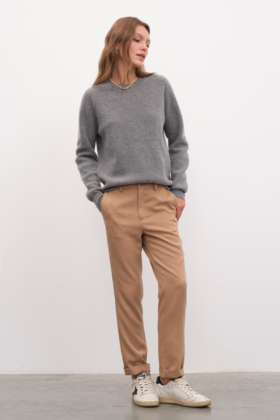 Ribbed Cashmere Merino Sweater