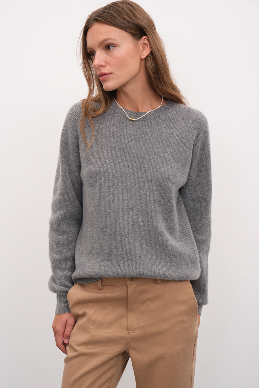 Ribbed Cashmere Merino Sweater