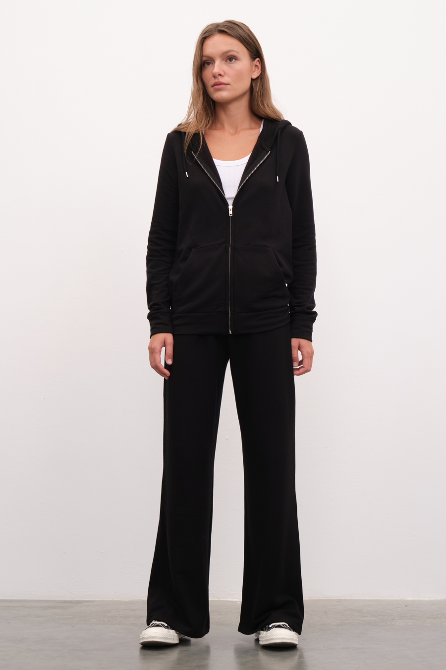 Modal Fleece Zipped Unisex Hoodie