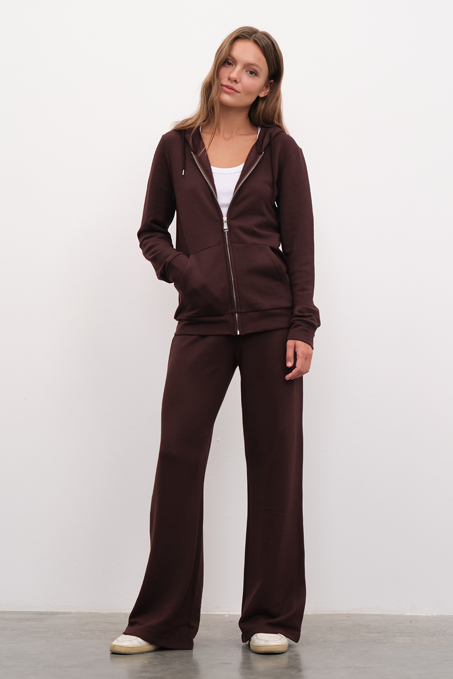 Modal Fleece Zipped Unisex Hoodie