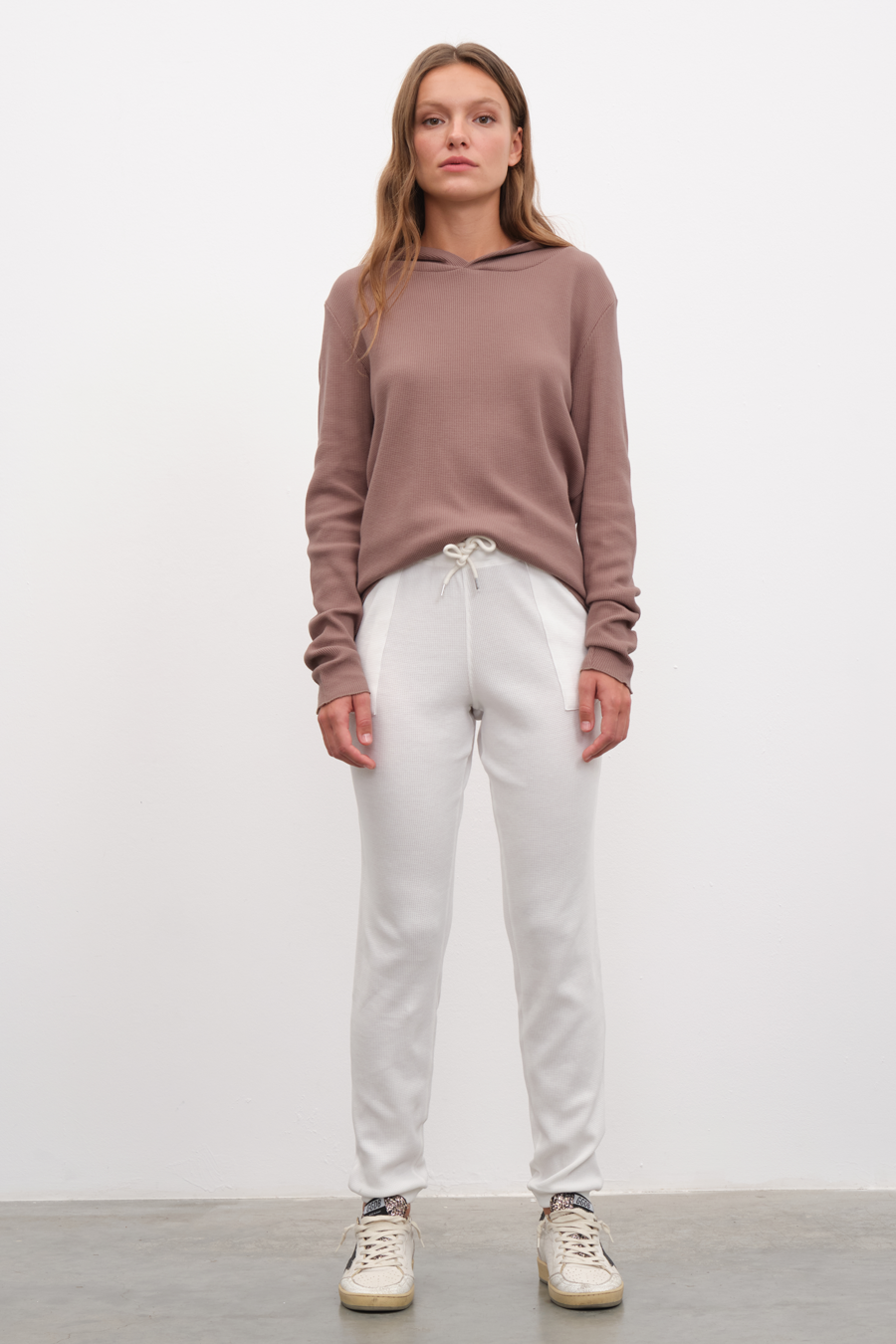 Waffle Cotton Joggers