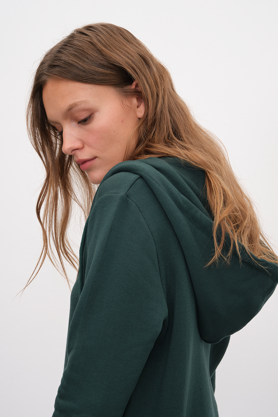 Modal Fleece Zipped Unisex Hoodie