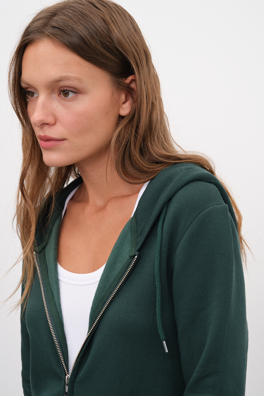 Modal Fleece Zipped Unisex Hoodie