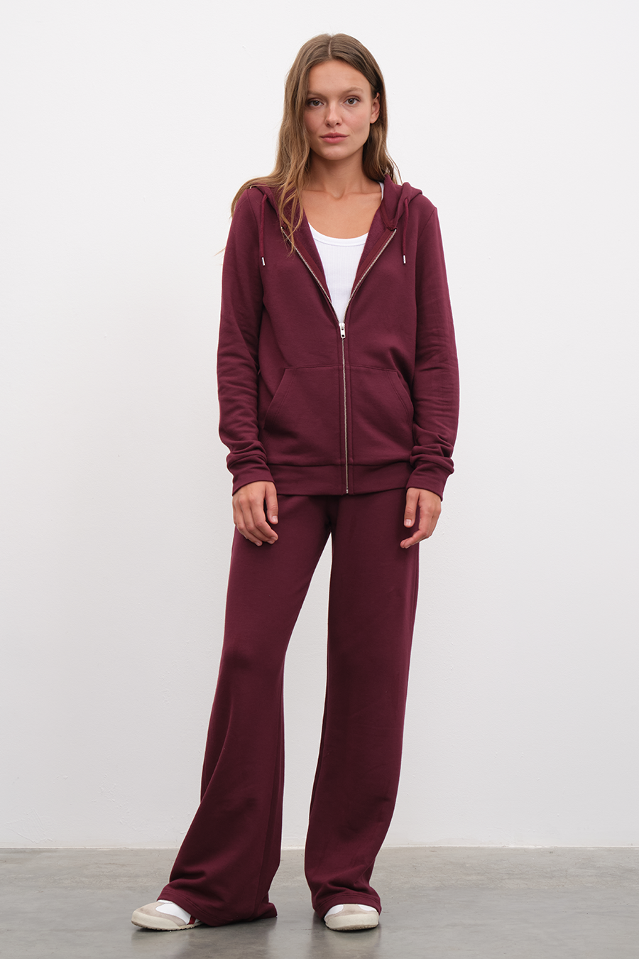 Modal Fleece Zipped Unisex Hoodie
