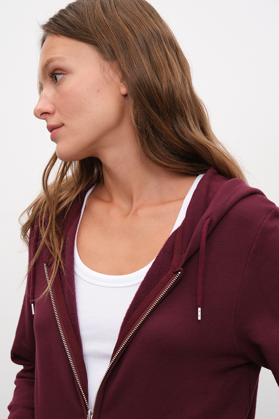 Modal Fleece Zipped Unisex Hoodie
