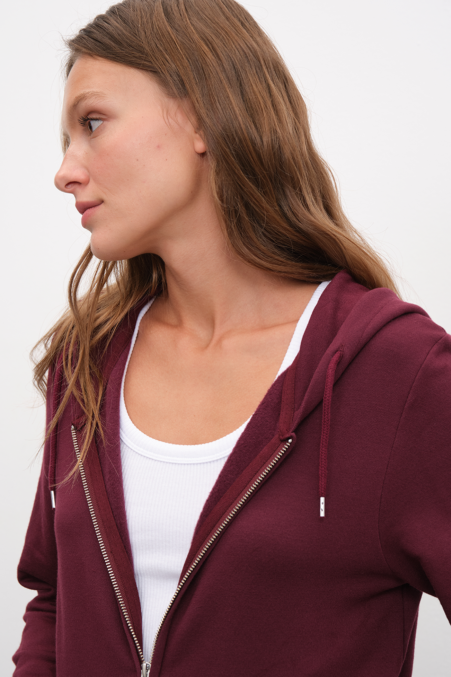 Modal Fleece Zipped Unisex Hoodie