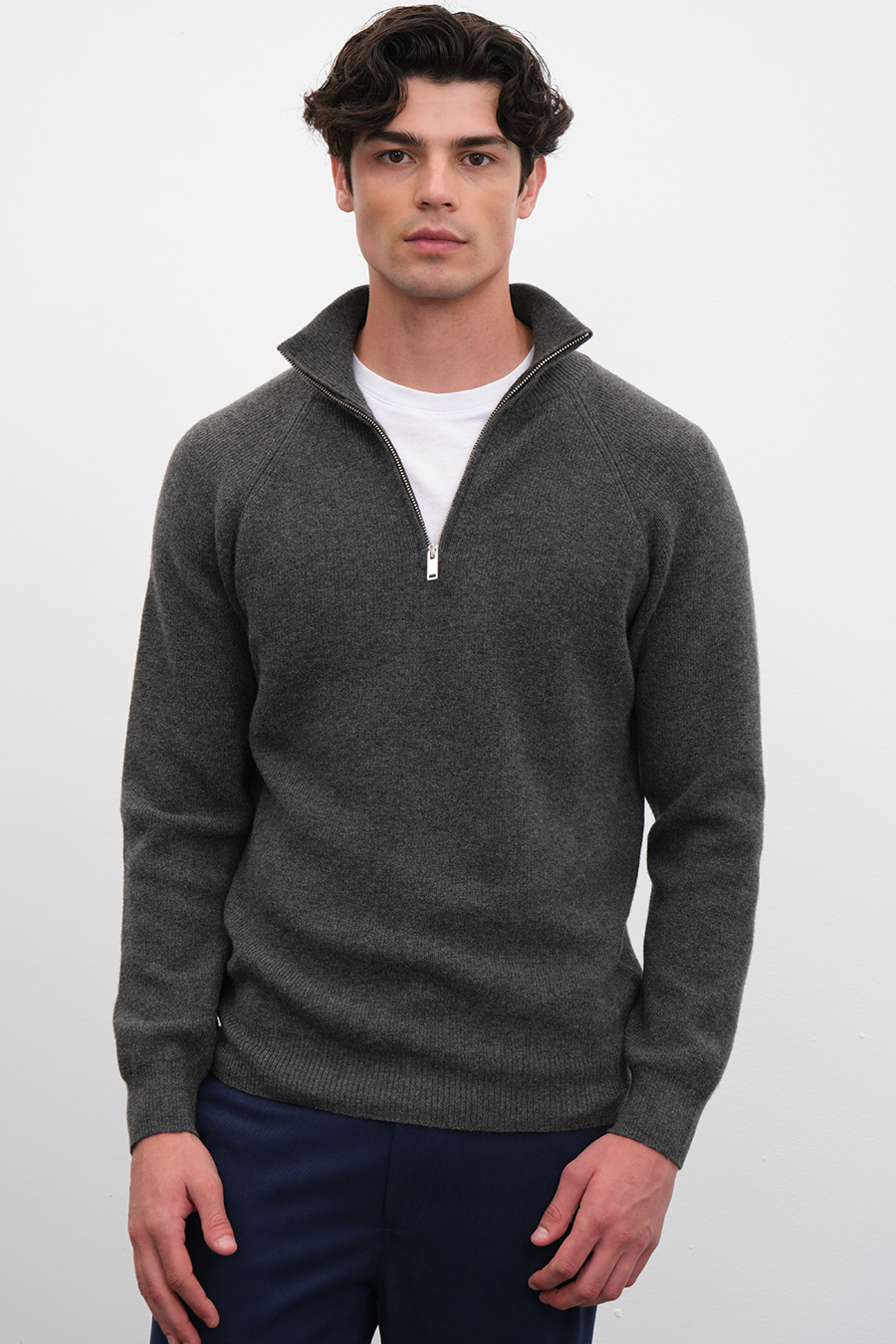 Half-Zipped Merino Unisex Sweater