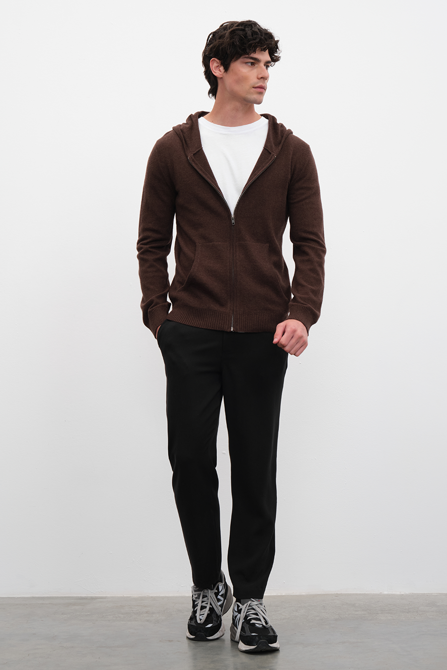 Unisex Zipped Merino Hoodie