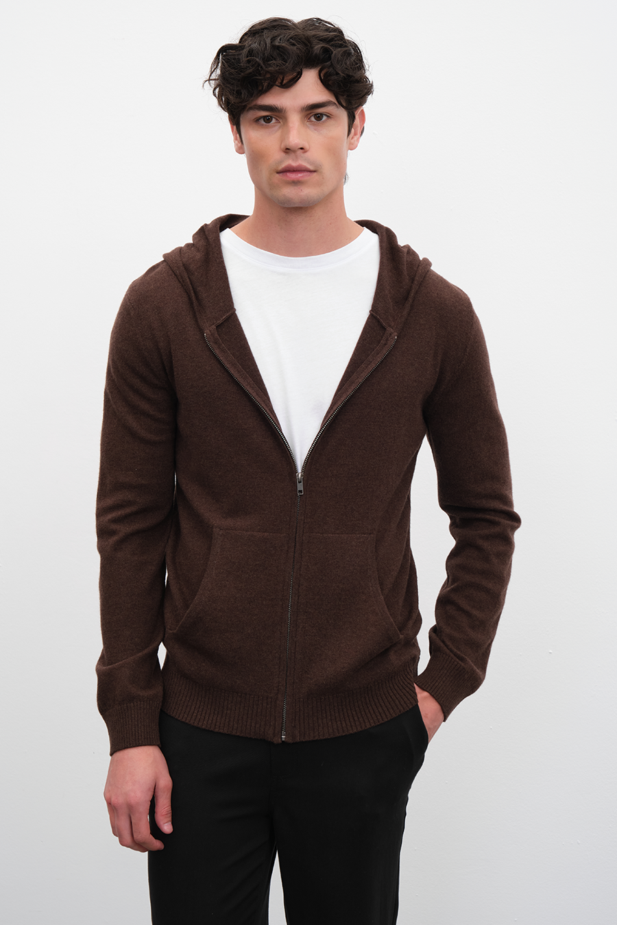 Unisex Zipped Merino Hoodie