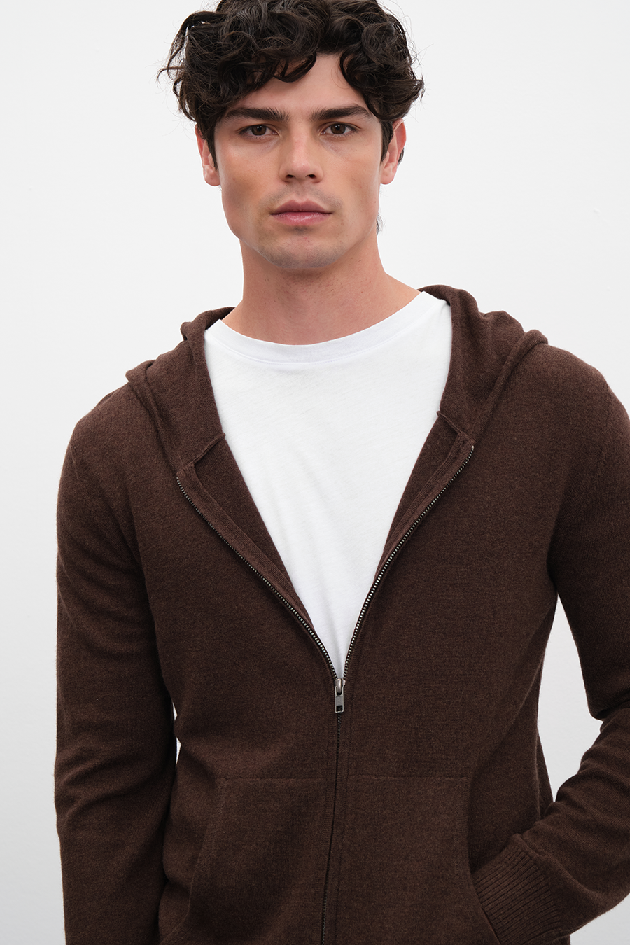 Unisex Zipped Merino Hoodie