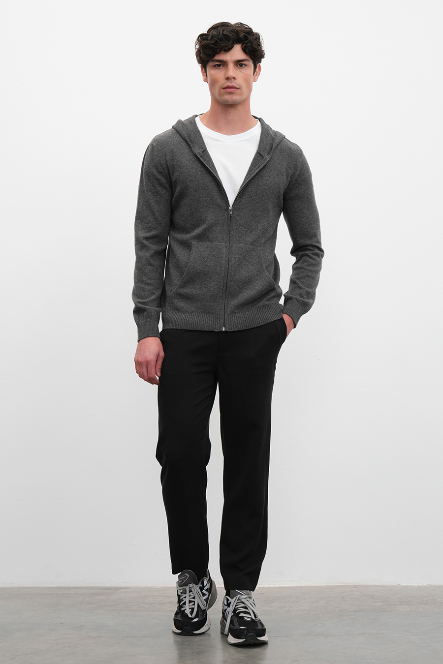 Unisex Zipped Merino Hoodie