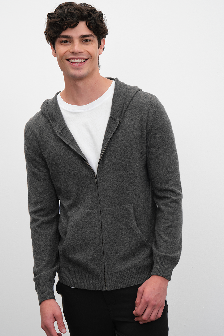 Unisex Zipped Merino Hoodie