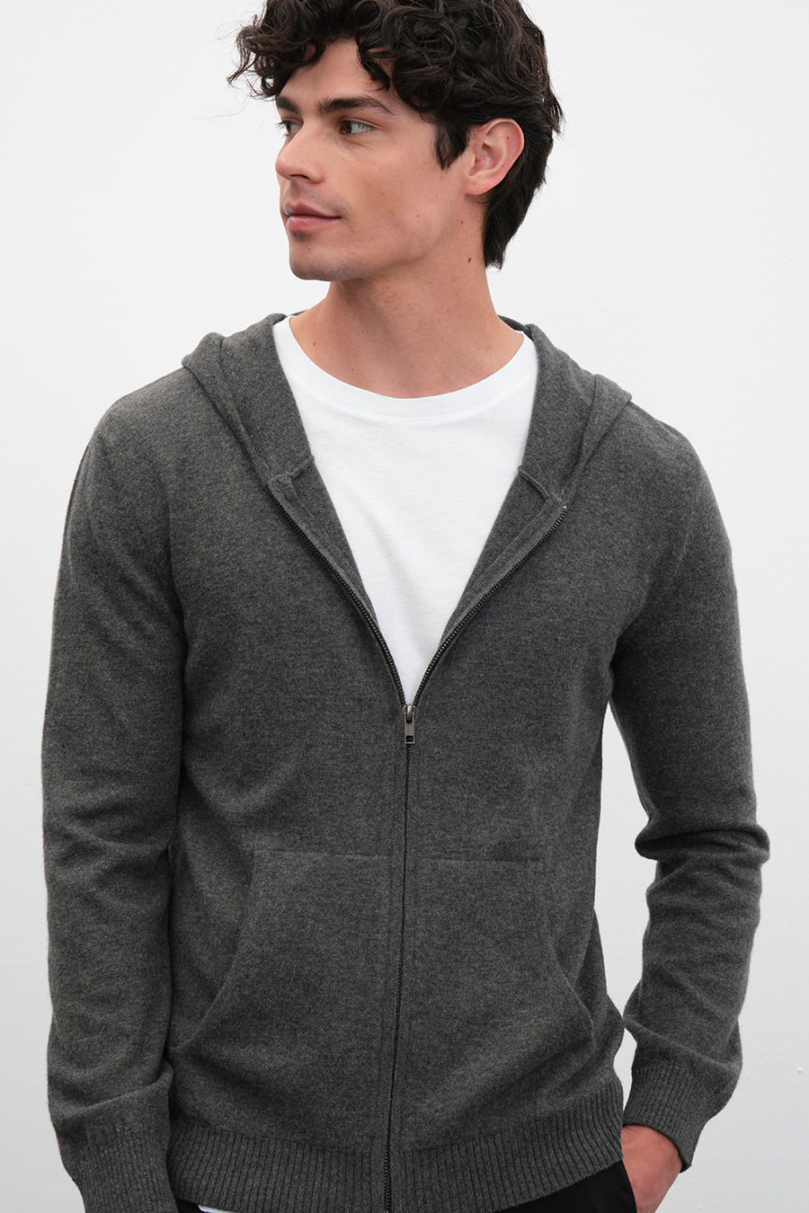 Unisex Zipped Merino Hoodie