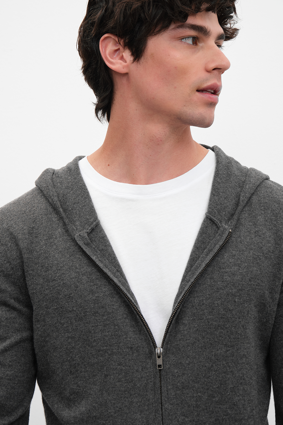 Unisex Zipped Merino Hoodie