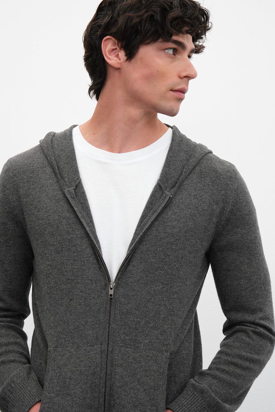 Unisex Zipped Merino Hoodie