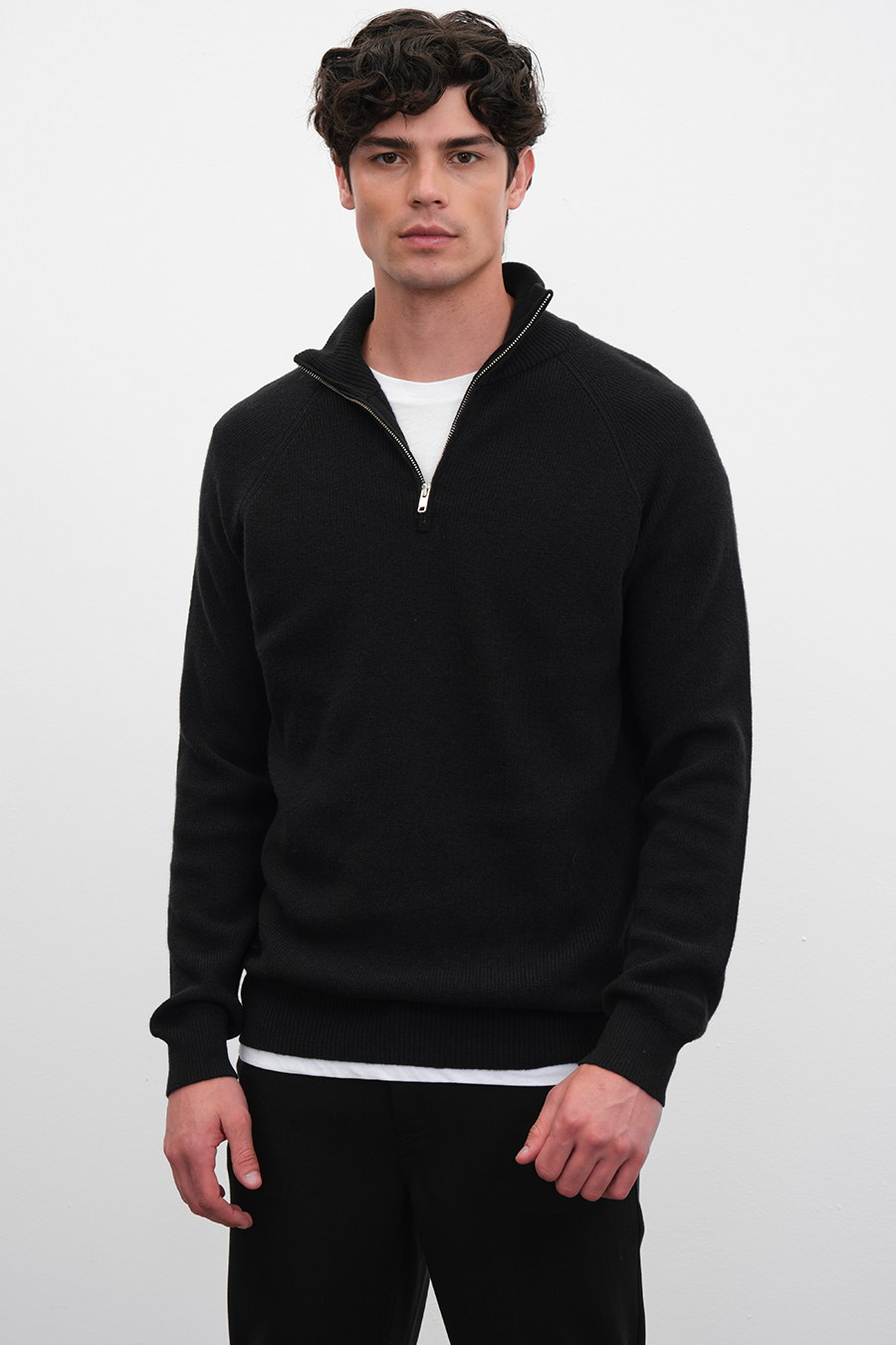 Half-Zipped Merino Unisex Sweater